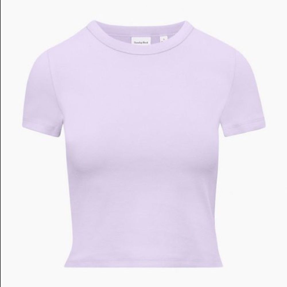 Sunday Best Lavandin Little Ribbed T-shirt
